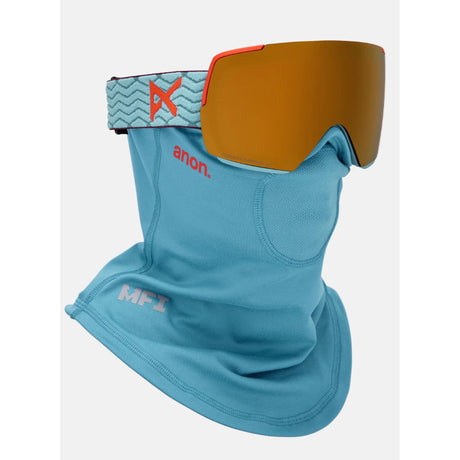 Anon Anon Unisex M5S Goggles + Bonus Lens + MFI® Face Mask - Retro Blue/Perceive Sunny Bronze Retro Blue/Perceive Sunny Bronze OS Mens Goggles Complete