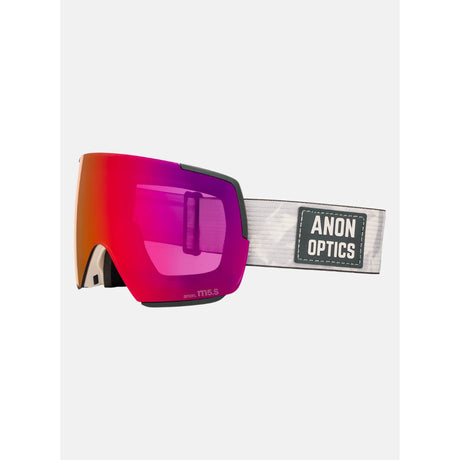 Anon Anon Unisex M5S Goggles + Bonus Lens + MFI® Face Mask - Sediment/Perceive Sunny Red Sediment/Perceive Sunny Red OS Mens Goggles Complete