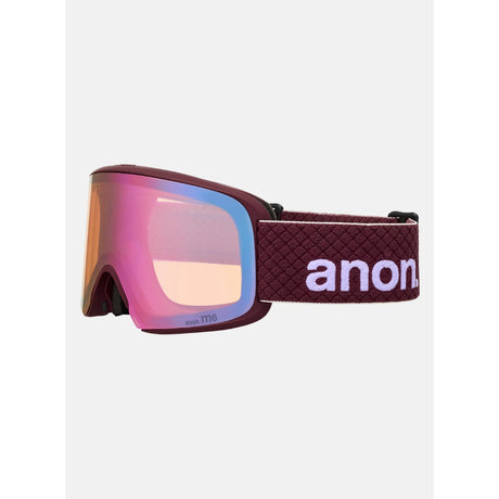 Anon Anon Unisex M6 Goggles - Deep Cherry/Perceive Cloudy Pink Deep Cherry/Perceive Cloudy Pink OS Mens Goggles Complete