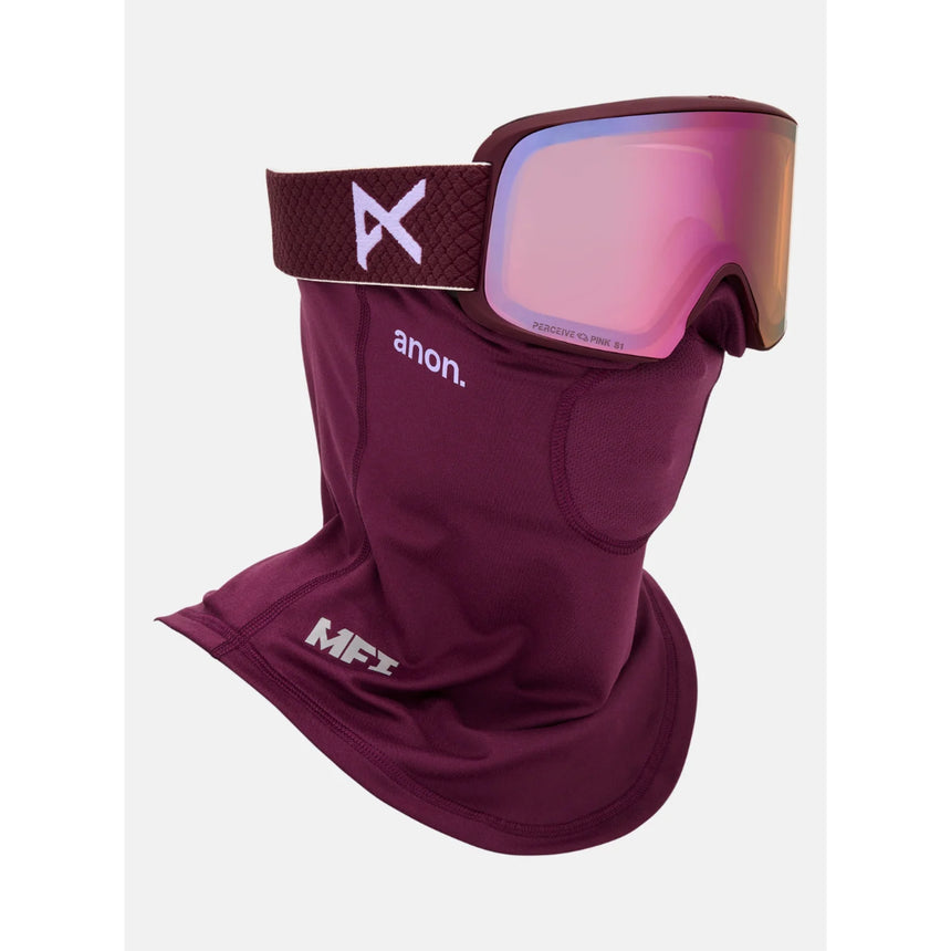 Anon Anon Unisex M6 Goggles - Deep Cherry/Perceive Cloudy Pink Deep Cherry/Perceive Cloudy Pink OS Mens Goggles Complete