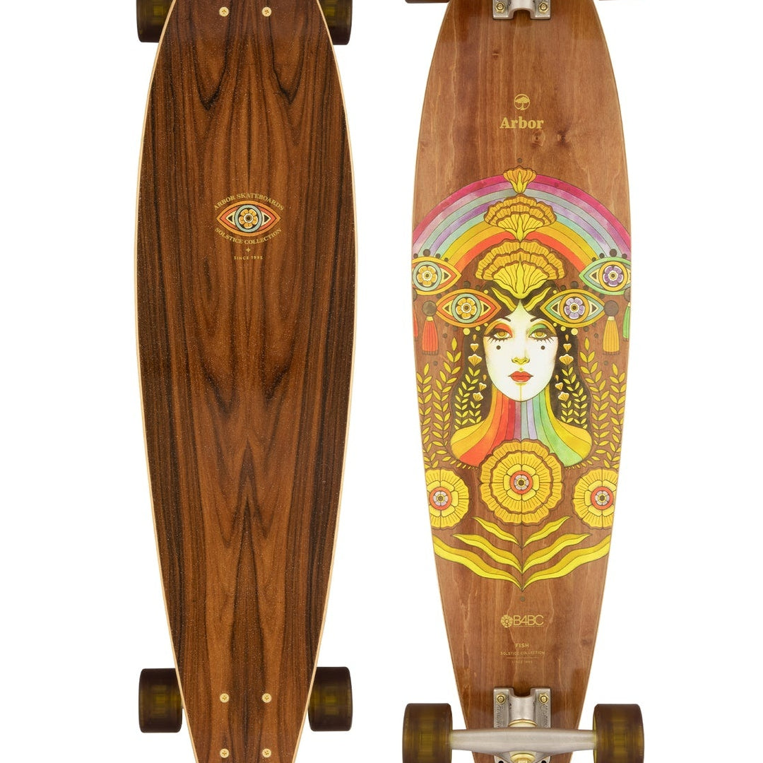 Arbor Arbor Pintail Solstice B4BC Fish 37" Solstice 37" Longboard Complete - Top Mount