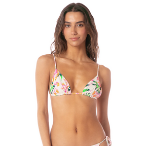 Maaji Maaji Women's Palm Glow Upbraid Bikini Top Light Beige S Womens Bikini Tops