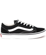 Vans Kids Old Skool Skateboard Shoes - Black/True White