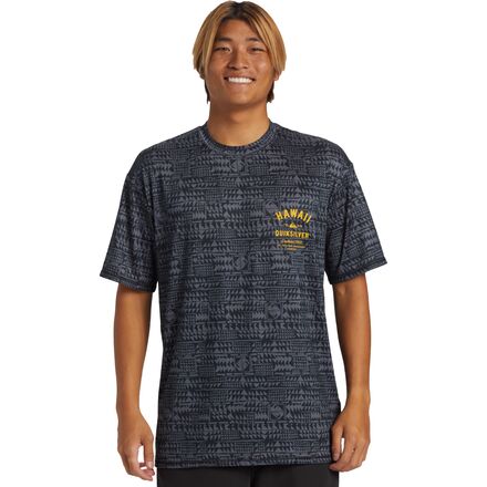 Quiksilver Quiksilver Men's Hi Multiply Surf Tee SS - Quarry Quarry S Mens Rashguards Swim Shirts