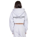 Brunette Brunette Kindmess Club Full Zip Crop Hoodie Black XS/S Womens Zip Up Hoodies