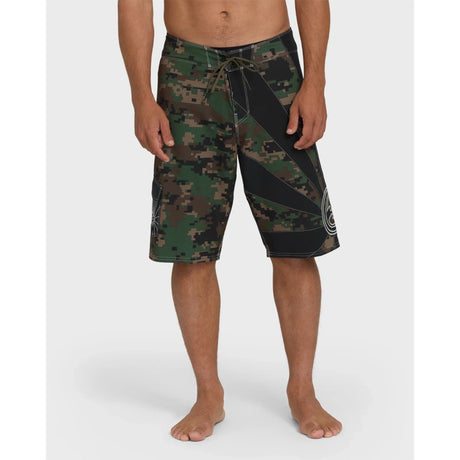 Billabong Billabong Men's A.I. Rising Sun Pro 22" Boardshorts - Dark Olive Dark Olive 28 Mens Board Shorts