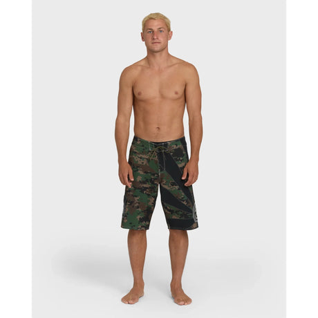 Billabong Billabong Men's A.I. Rising Sun Pro 22" Boardshorts - Dark Olive Dark Olive 28 Mens Board Shorts