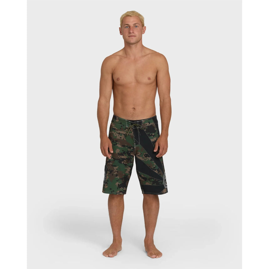Billabong Billabong Men's A.I. Rising Sun Pro 22" Boardshorts - Dark Olive Dark Olive 28 Mens Board Shorts