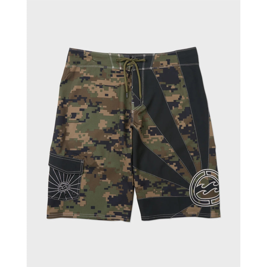 Billabong Billabong Men's A.I. Rising Sun Pro 22" Boardshorts - Dark Olive Dark Olive 28 Mens Board Shorts
