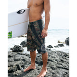 Billabong Billabong Men's A.I. Rising Sun Pro 22" Boardshorts - Dark Olive Dark Olive 28 Mens Board Shorts