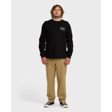 Billabong Billabong Men's A/Div Range Long Sleeve T-Shirt - Black Black S Mens Long Sleeve T-Shirts