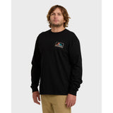 Billabong Billabong Men's A/Div Range Long Sleeve T-Shirt - Black Black S Mens Long Sleeve T-Shirts