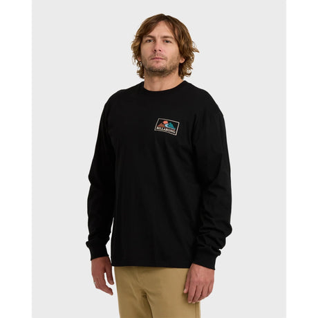 Billabong Billabong Men's A/Div Range Long Sleeve T-Shirt - Black Black S Mens Long Sleeve T-Shirts