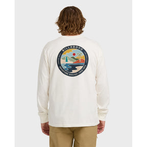 Billabong Billabong Men's A/Div Rockies Long Sleeve T-Shirt - Off White Off White S Mens Long Sleeve T-Shirts
