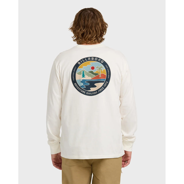 Billabong Billabong Men's A/Div Rockies Long Sleeve T-Shirt - Off White Off White S Mens Long Sleeve T-Shirts