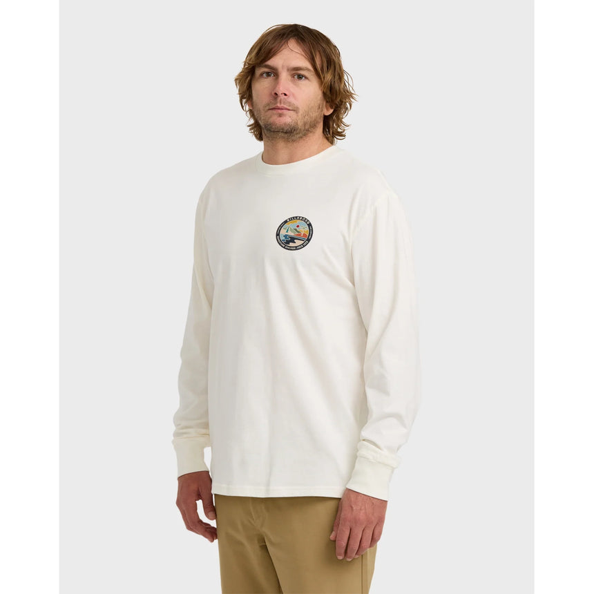 Billabong Billabong Men's A/Div Rockies Long Sleeve T-Shirt - Off White Off White S Mens Long Sleeve T-Shirts