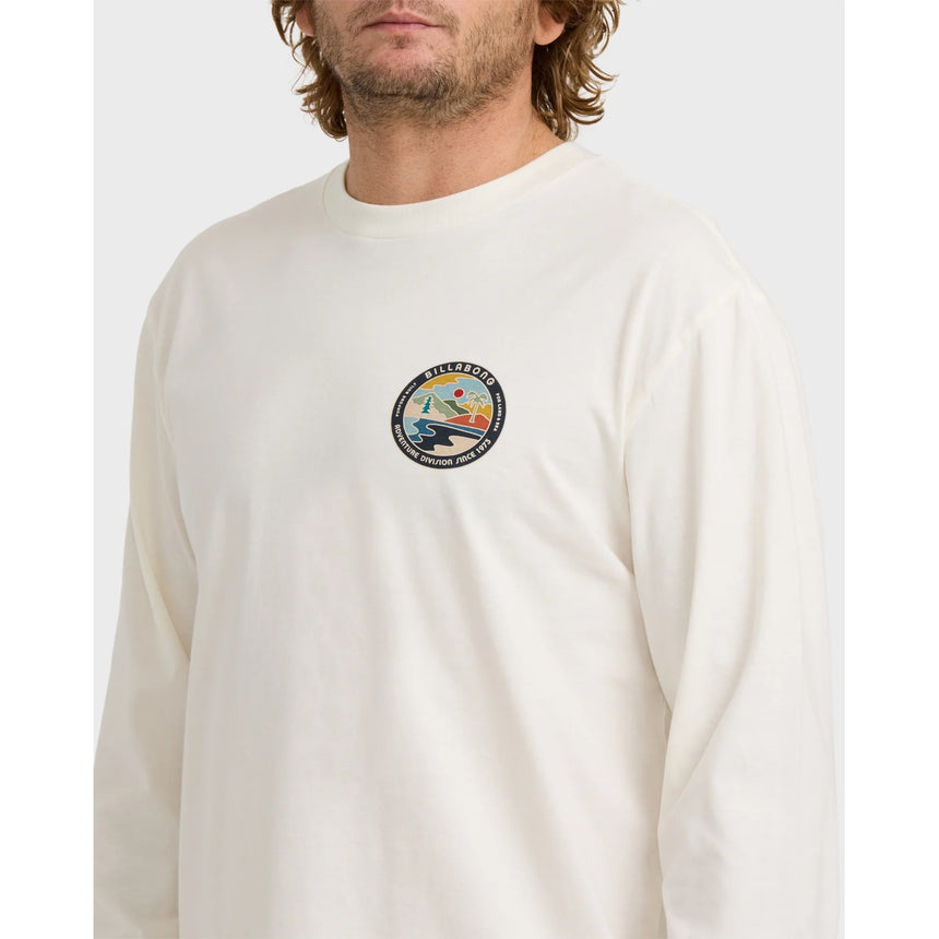 Billabong Billabong Men's A/Div Rockies Long Sleeve T-Shirt - Off White Off White S Mens Long Sleeve T-Shirts