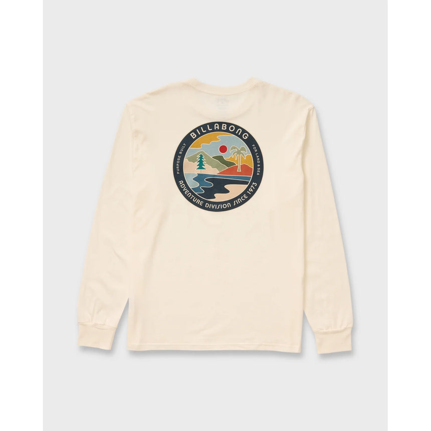 Billabong Billabong Men's A/Div Rockies Long Sleeve T-Shirt - Off White Off White S Mens Long Sleeve T-Shirts