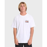Billabong Billabong Men's Adventure Division Range Premium Short Sleeve Knit T-Shirt - White White M Mens T-Shirts