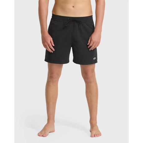 Billabong Billabong Men's All Day Laybacks 16" Swim Trunks - Black Black S Mens Elastic Swim Trunks