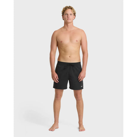Billabong Billabong Men's All Day Laybacks 16" Swim Trunks - Black Black S Mens Elastic Swim Trunks