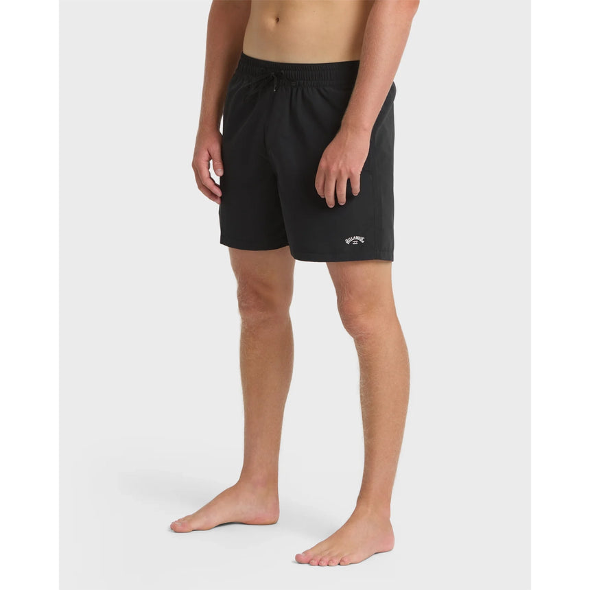 Billabong Billabong Men's All Day Laybacks 16" Swim Trunks - Black Black S Mens Elastic Swim Trunks