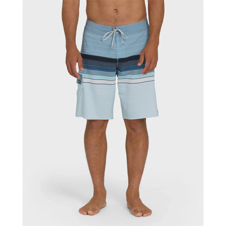Billabong Billabong Men's All Day Stripe Pro Performance 20" Boardshorts - Blue Fog Blue Fog 30 Mens Board Shorts