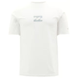 Billabong Billabong Men's All Day Wave Loose Fit Short Sleeve Rashguard - White White S Mens Button Up Short Sleeve Shirts