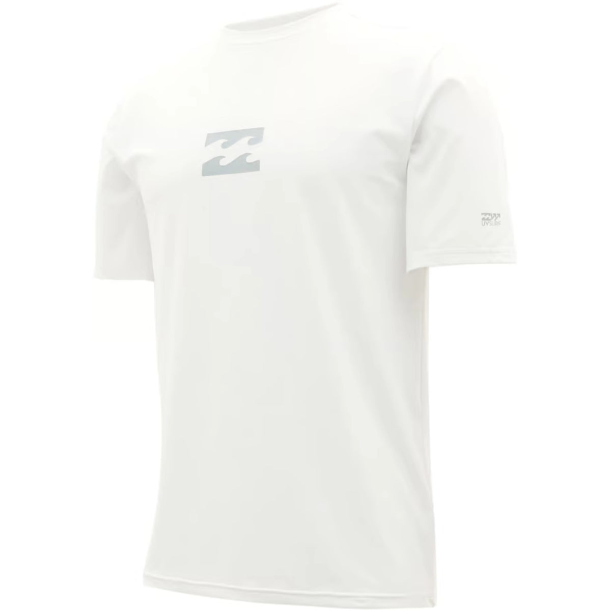 Billabong Billabong Men's All Day Wave Loose Fit Short Sleeve Rashguard - White White S Mens Button Up Short Sleeve Shirts