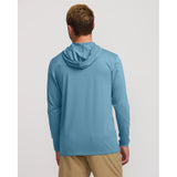 Billabong Billabong Men's Arch Mesh UPF 50 Long Sleeve Hooded Surf Tee - Baby Blue Baby Blue S Mens Full Zip Hoodies