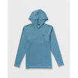 Billabong Billabong Men's Arch Mesh UPF 50 Long Sleeve Hooded Surf Tee - Baby Blue Baby Blue S Mens Full Zip Hoodies