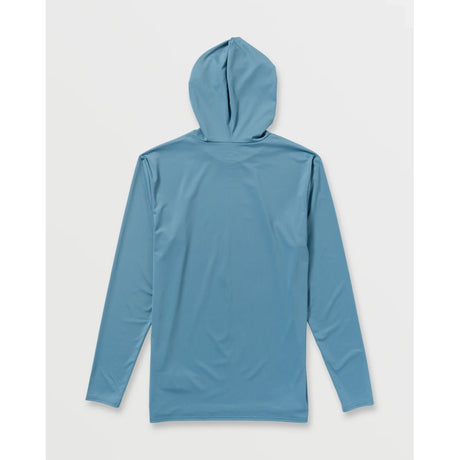 Billabong Billabong Men's Arch Mesh UPF 50 Long Sleeve Hooded Surf Tee - Baby Blue Baby Blue S Mens Full Zip Hoodies