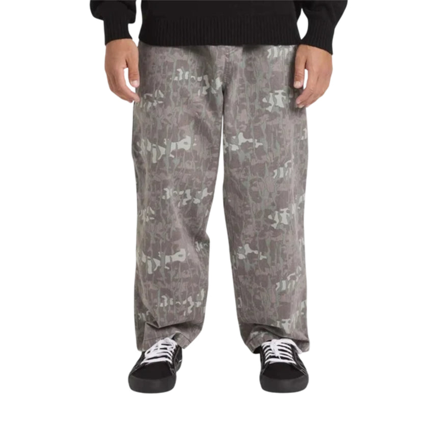 Billabong Billabong Men's Bad Dog Elastic Pants - Green Camo Green Camo S Mens Casual Pants
