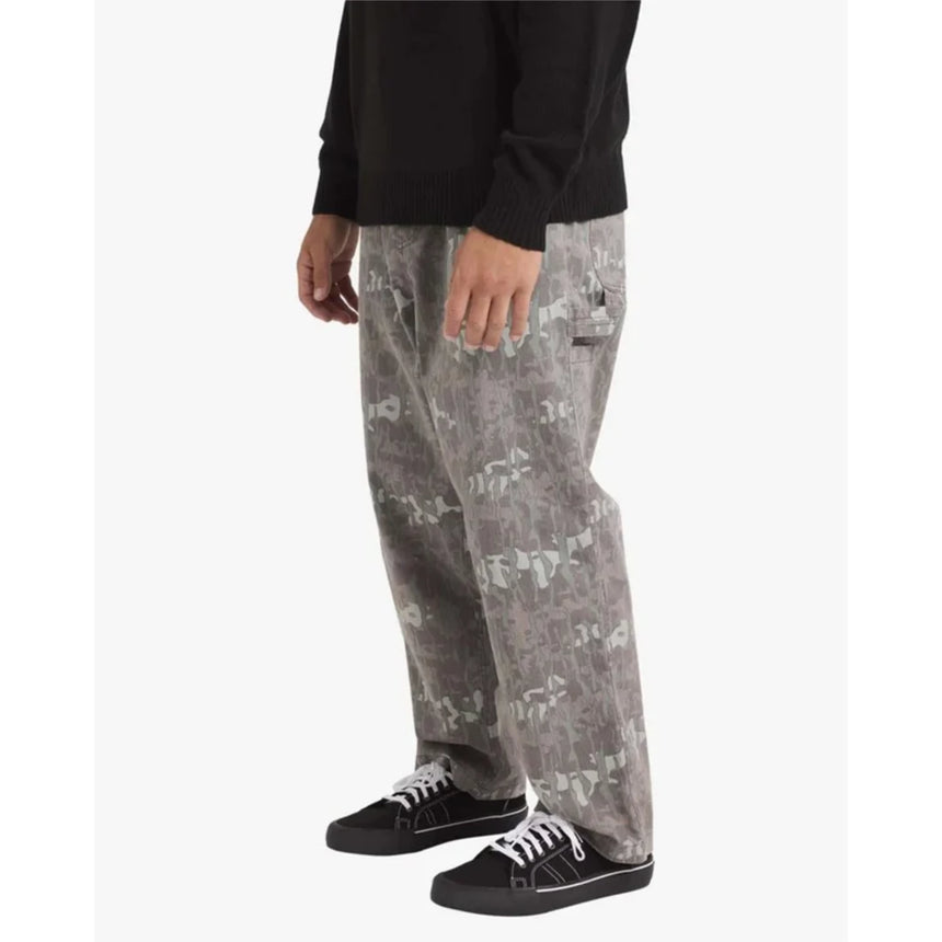 Billabong Billabong Men's Bad Dog Elastic Pants - Green Camo Green Camo S Mens Casual Pants