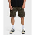 Billabong Billabong Men's Bad Dog Elastic Shorts - Green Camo Green Camo S Mens Elastic Swim Trunks