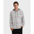 Billabong Billabong Men's Baja Long Sleeve Flannel Shirt - Off White Off White S Mens Flannel Long Sleeve Shirts