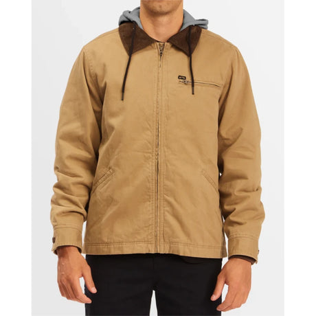 Billabong Billabong Men's Barlow Hooded Jacket - Clay Clay S Mens Street Jackets