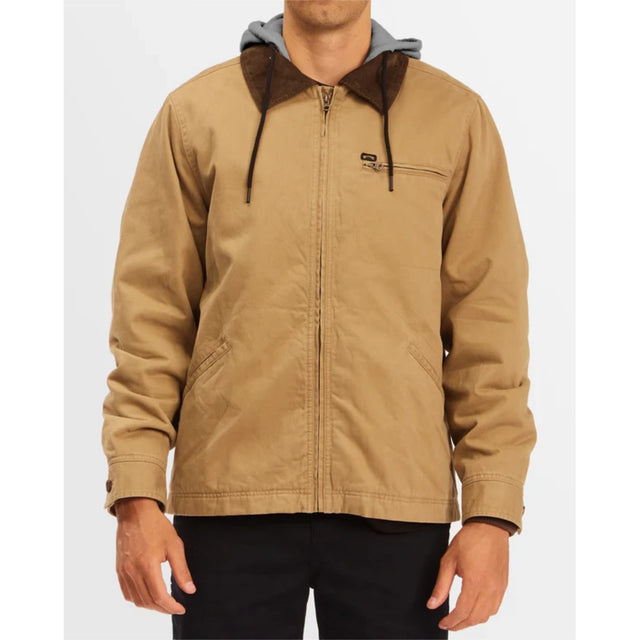 Billabong Billabong Men's Barlow Hooded Jacket - Clay Clay S Mens Street Jackets