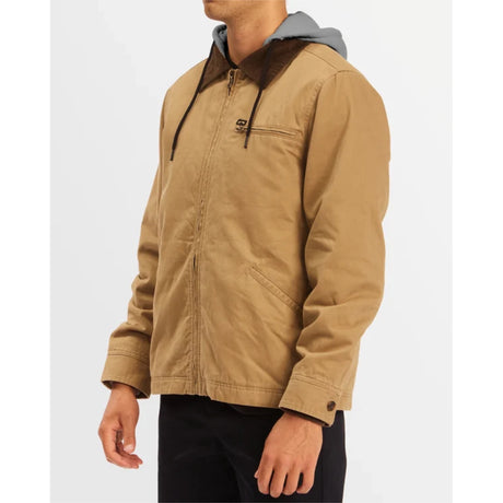 Billabong Billabong Men's Barlow Hooded Jacket - Clay Clay S Mens Street Jackets