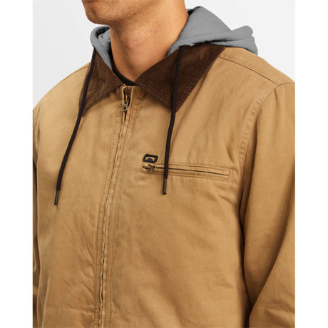 Billabong Billabong Men's Barlow Hooded Jacket - Clay Clay S Mens Street Jackets