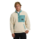 Billabong Billabong Men's Boundary Peak Mock Neck Fleece Sweatshirt - Oatmeal Oatmeal M Mens Long Sleeve T-Shirts