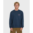 Billabong Billabong Men's Compass Crewneck Sweatshirt - Dark Blue Dark Blue S Mens Crew Sweatshirt