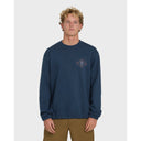 Billabong Billabong Men's Compass Crewneck Sweatshirt - Dark Blue Dark Blue S Mens Crew Sweatshirt