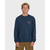 Billabong Billabong Men's Compass Crewneck Sweatshirt - Dark Blue Dark Blue S Mens Crew Sweatshirt