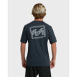 Billabong Billabong Men's Crayon Wave Loose Fit Short Sleeve Surf Tee - Navy Navy L Mens Button Up Short Sleeve Shirts