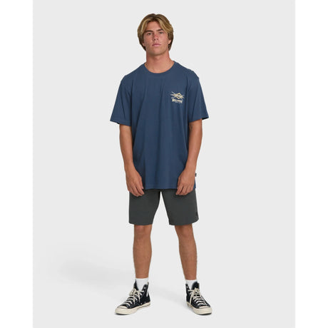 Billabong Billabong Men's Crossboards Premium Short Sleeve Knit T-Shirt - Dark Denim Dark Denim S Mens T-Shirts