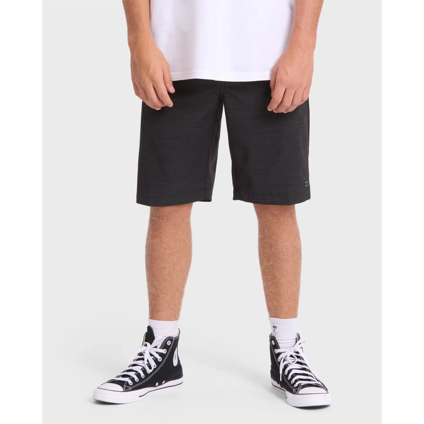 Billabong Billabong Men's Crossfire Submersible 21" Amphibian Hybrid Shorts - Black Black 29 Mens Hybrid Land and Sea Shorts
