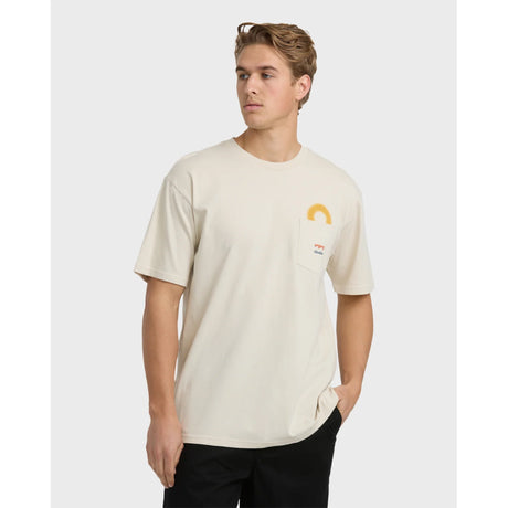 Billabong Billabong Men's Eclipse Regular Short Sleeve T-Shirt - Chino Chino S Mens T-Shirts