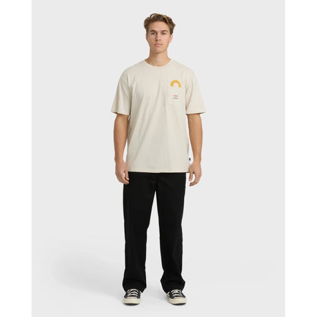 Billabong Billabong Men's Eclipse Regular Short Sleeve T-Shirt - Chino Chino S Mens T-Shirts