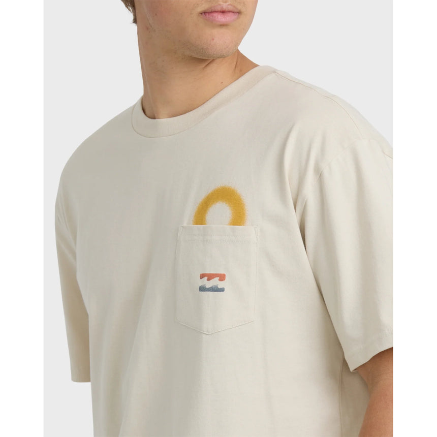 Billabong Billabong Men's Eclipse Regular Short Sleeve T-Shirt - Chino Chino S Mens T-Shirts